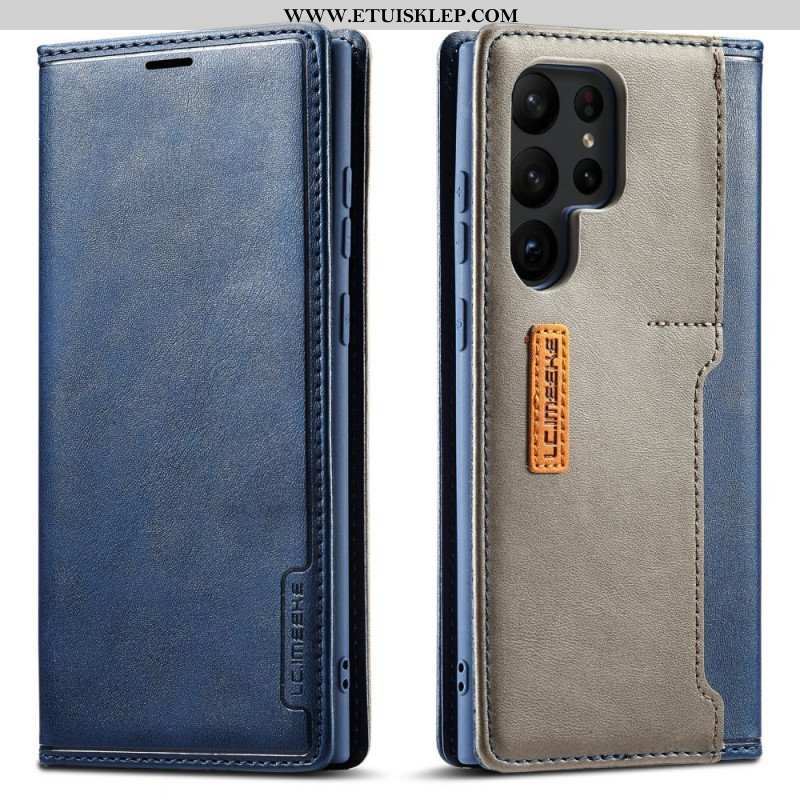 Etui Na Telefon do Samsung Galaxy S23 Ultra 5G Etui Folio Lc.imeeke Tylny Uchwyt Na Kartę